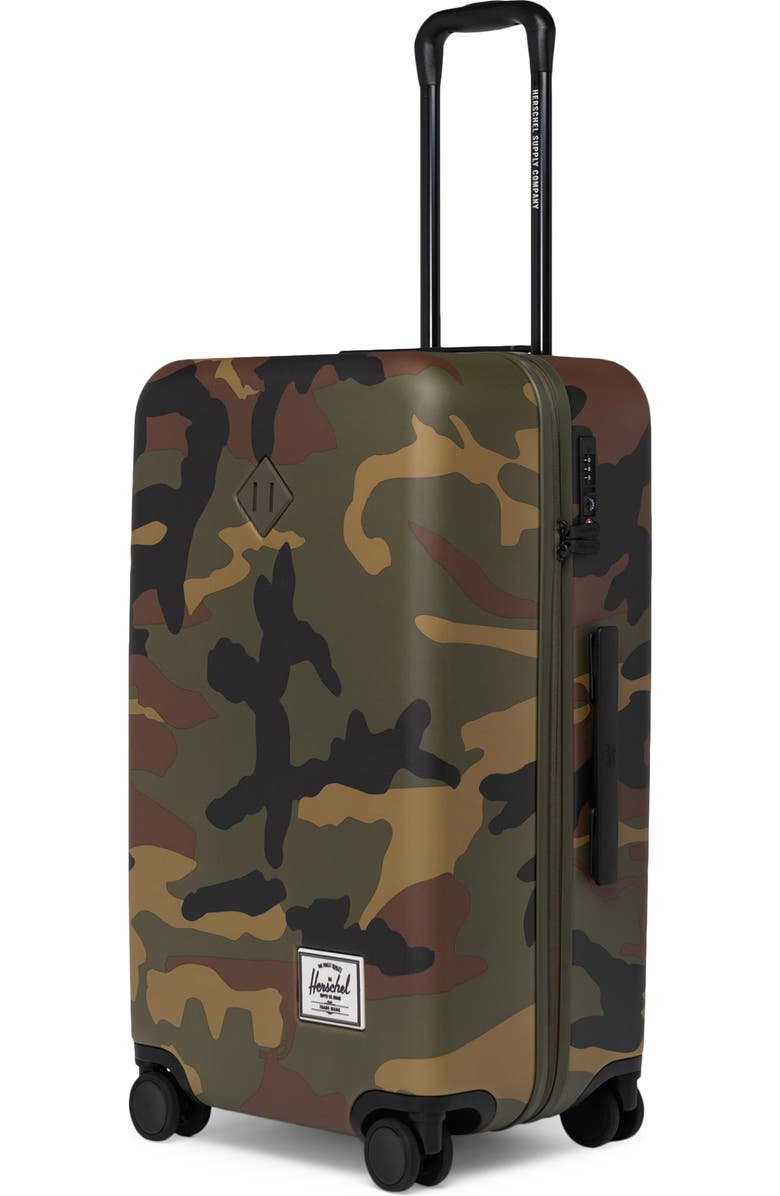 Herschel Supply Co. Heritage<sup>™</sup> Hardshell Medium Luggage, Alternate, color, Woodland Camo