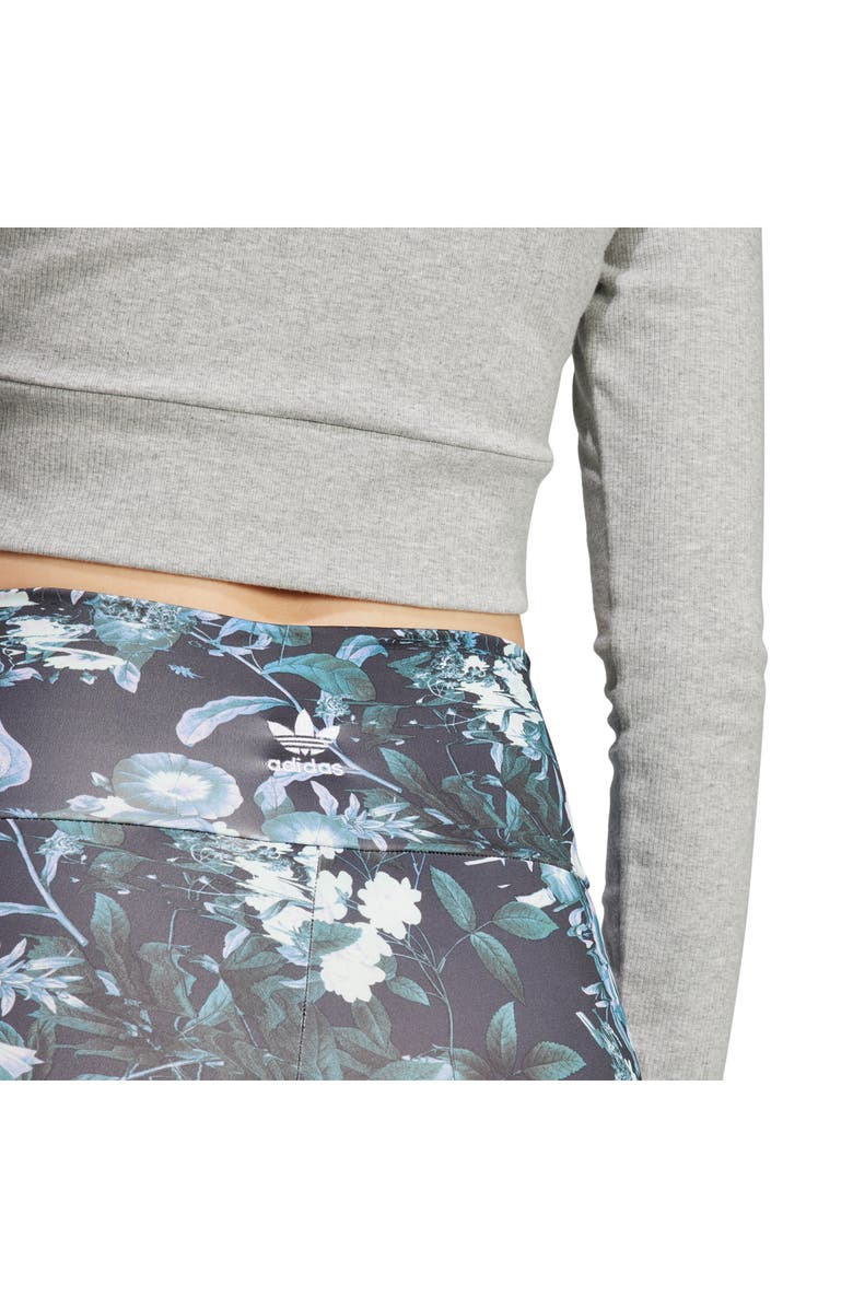 adidas Originals Floral 3-Stripes High Waist Leggings, Alternate, color,