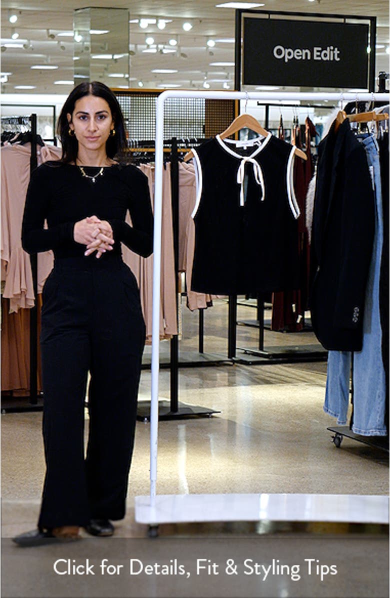 The Keyhole Tie Knit Tank, sales video thumbnail