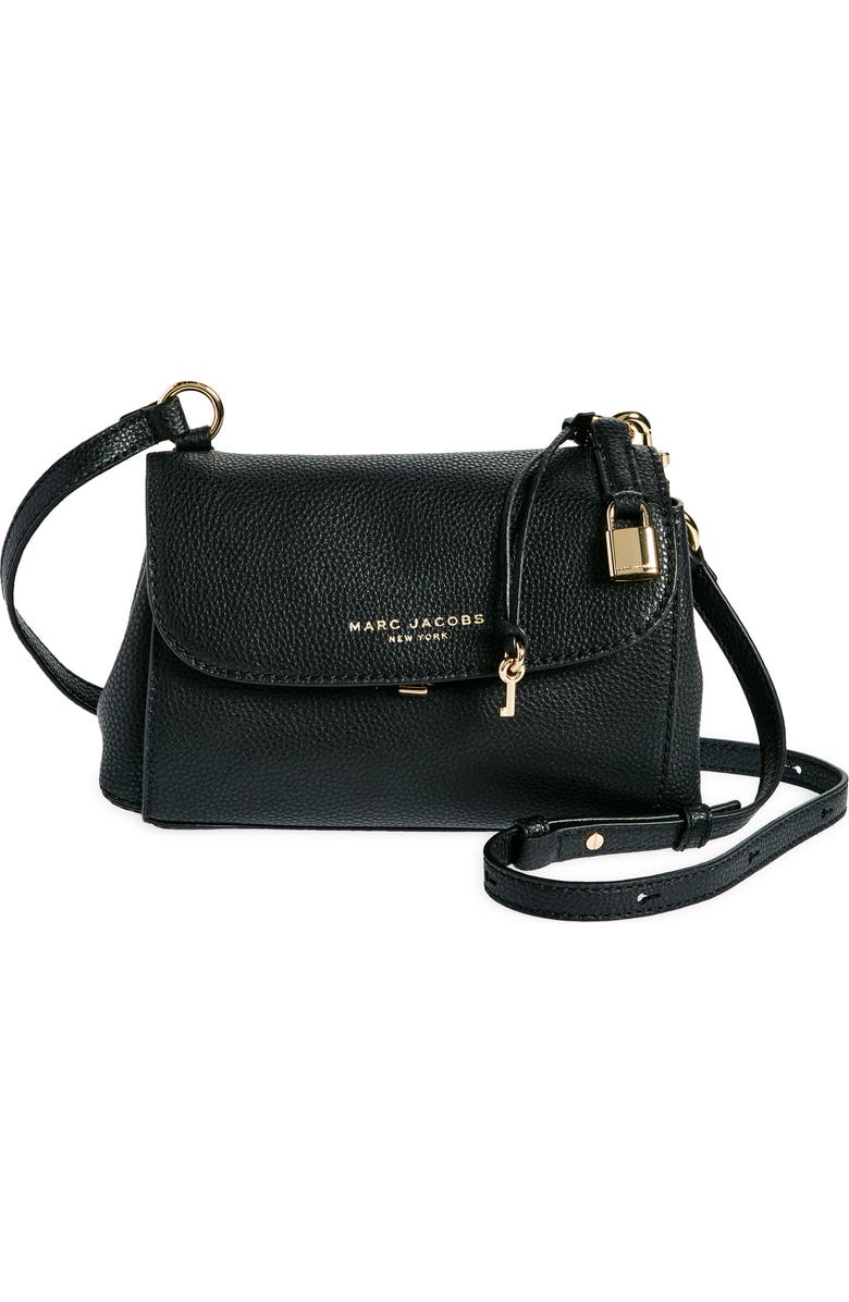 Marc Jacobs Mini Boho Grind Leather Shoulder Bag, Main, color,