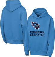Outerstuff Youth Outerstuff Light Blue Tennessee Titans Back to Basics Hoodie