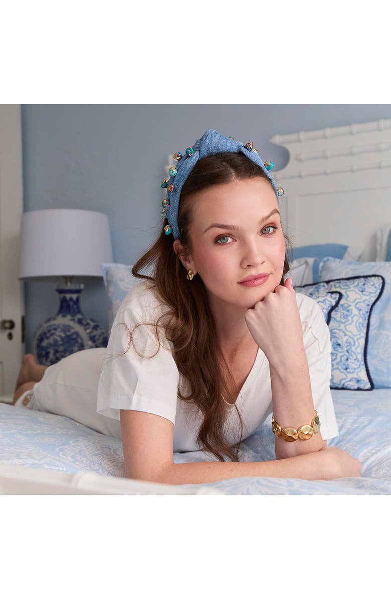 Lele Sadoughi Knotted Terrazo Medley Headband, Alternate, color, Stone Wash