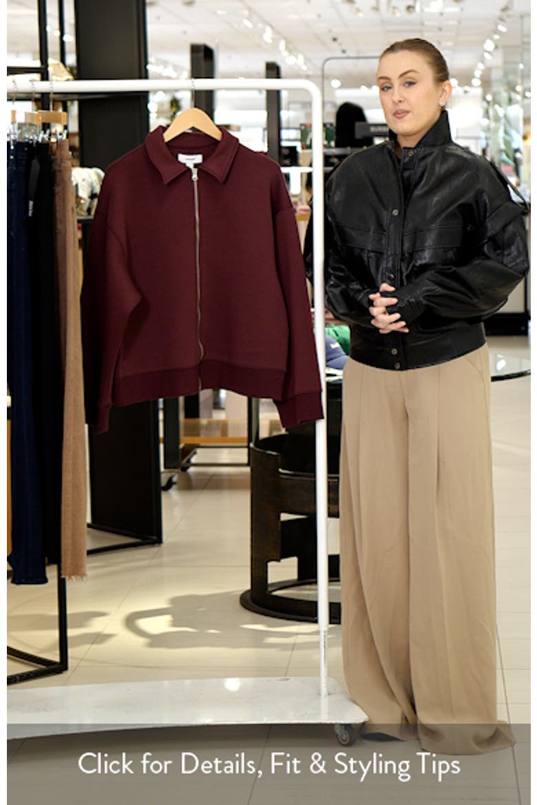 Oversize Zip-Up Jacket video