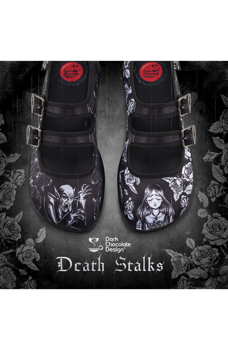 Hot Chocolate Design Death Stalks Mary Jane Flat, Alternate, color, Death Stalks