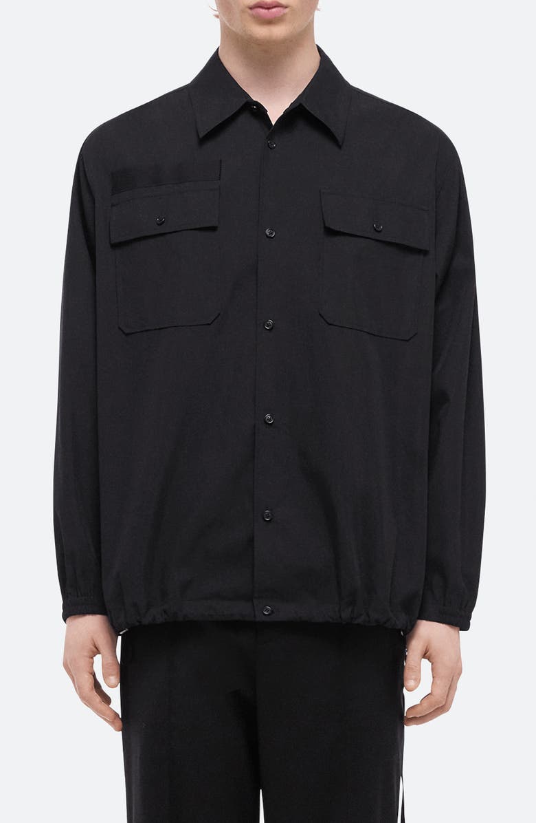 Helmut Lang Uniform Button-Up Shirt, Main, color, 