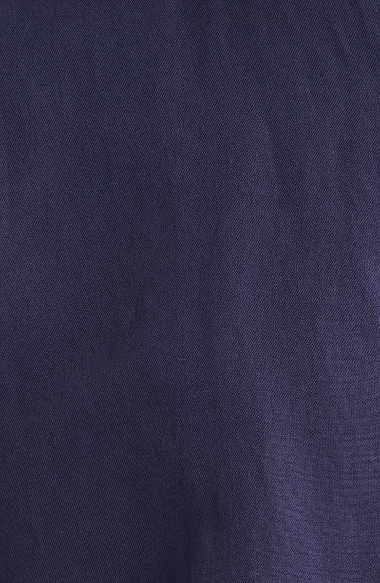Peter Millar Canal Linen & Cotton Sport Shirt, Alternate, color, Navy