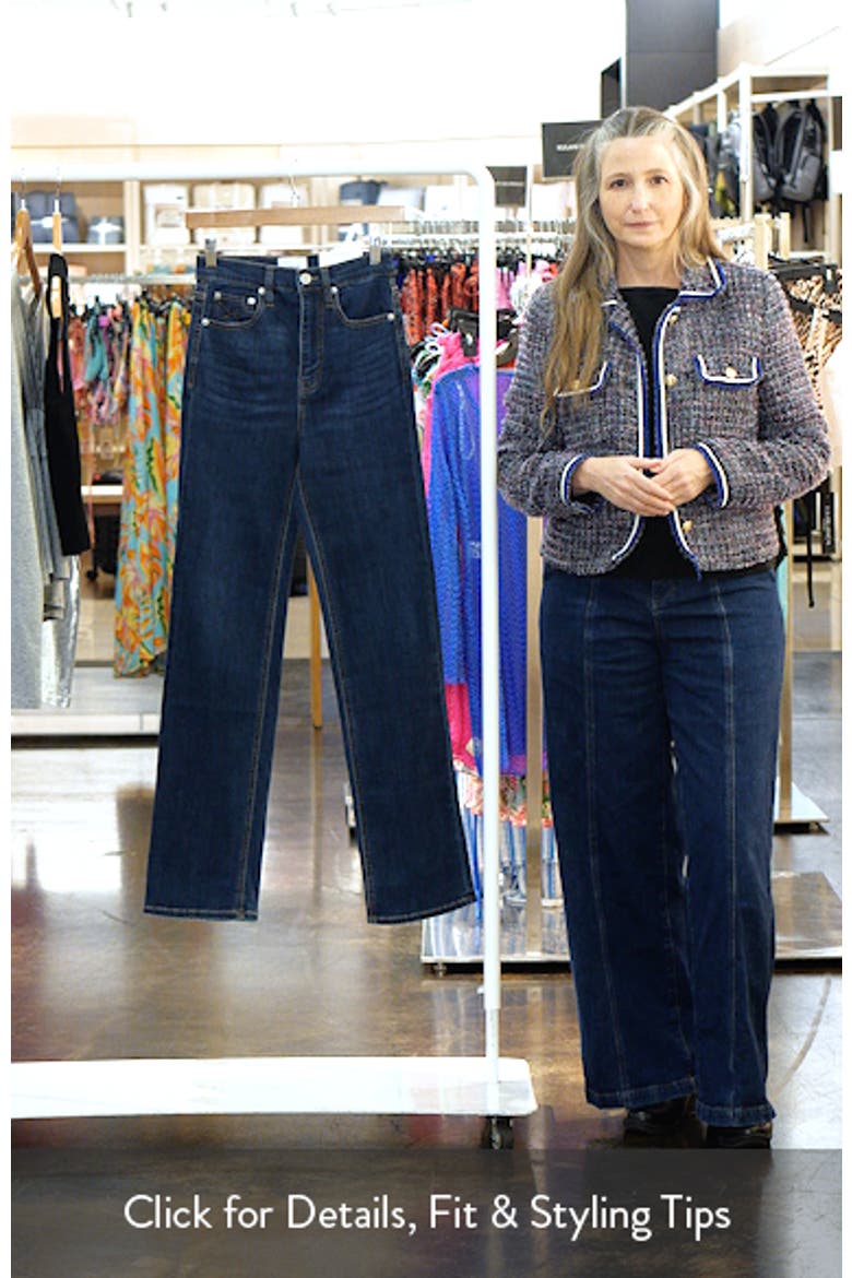 Rae High Waist Straight Leg Jeans video
