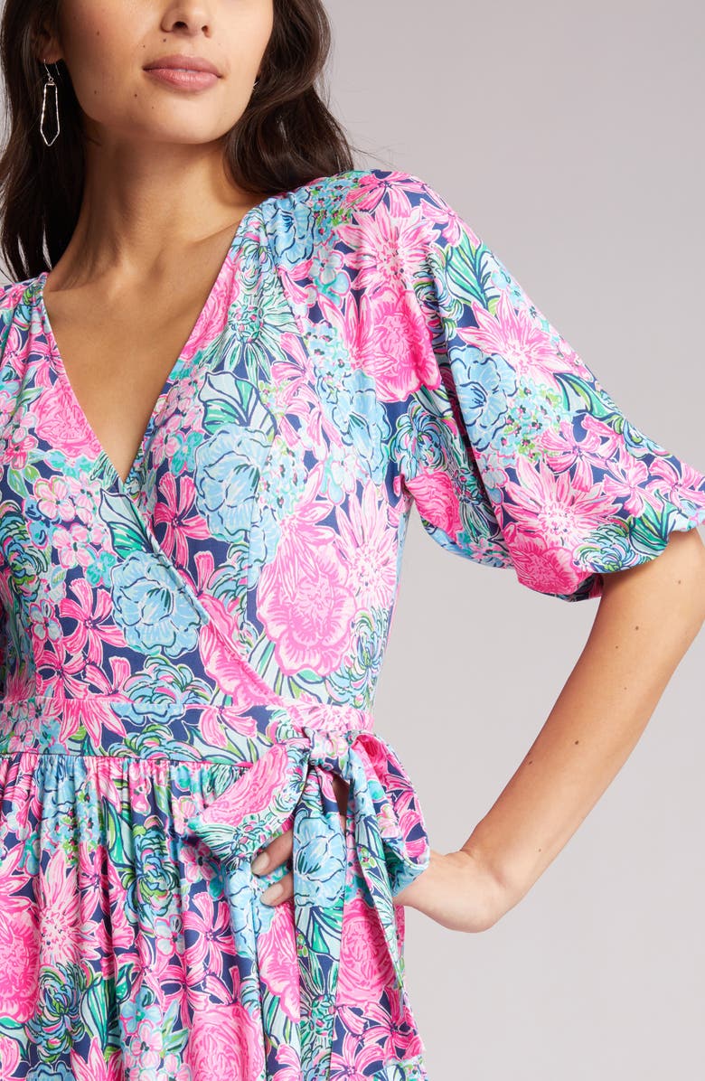 Lilly Pulitzer<sup>®</sup> Brantley Knit Midi Wrap Dress, Alternate, color, 