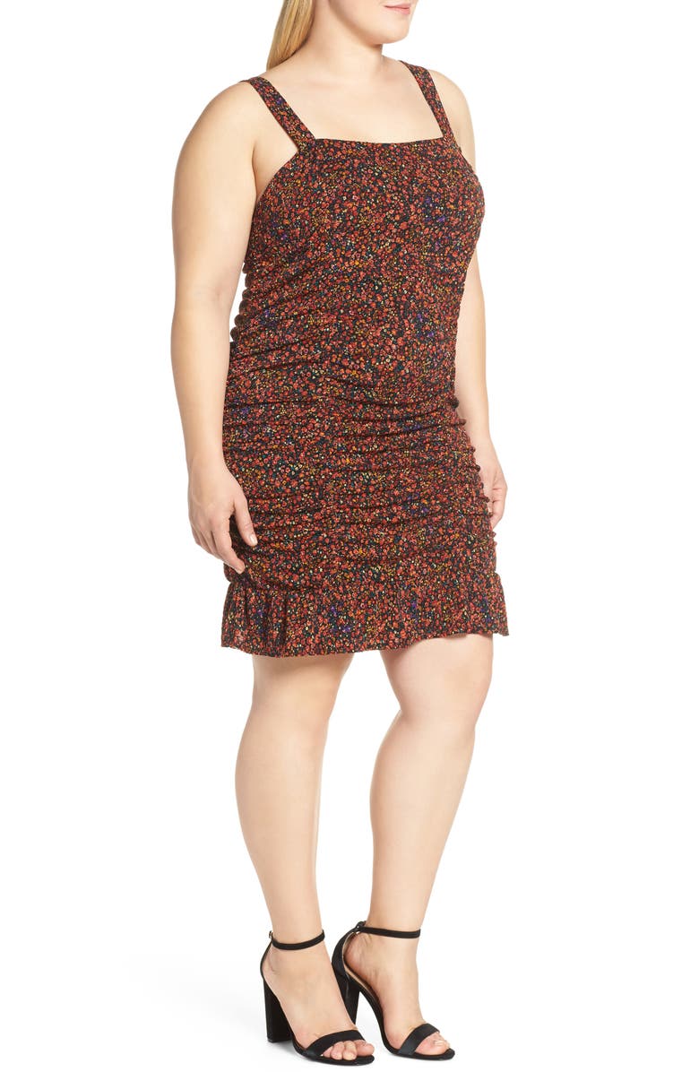 Leith Ruched Dress, Alternate, color,