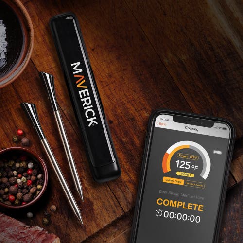 Maverick Stake Dual Probe Wireless Bluetooth Thermometer In Black