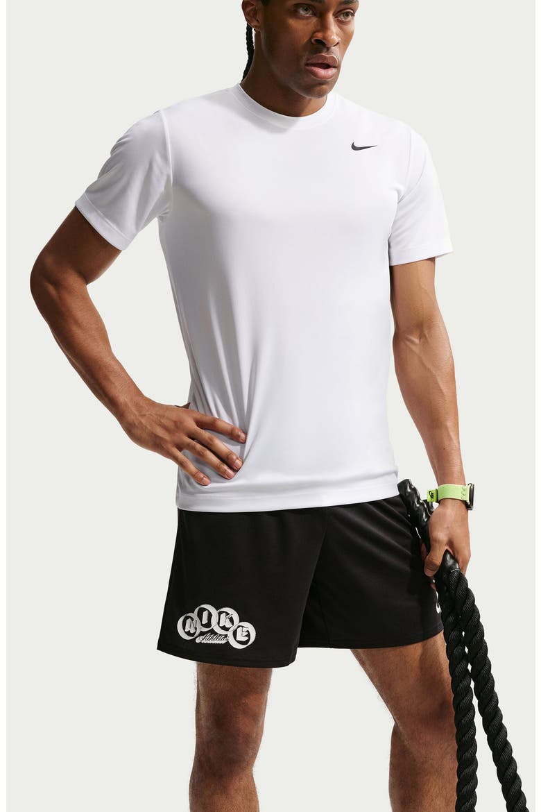Dri-FIT Flex 7-Inch Athletic Shorts, Alternate, color, BLACK/ WHITE