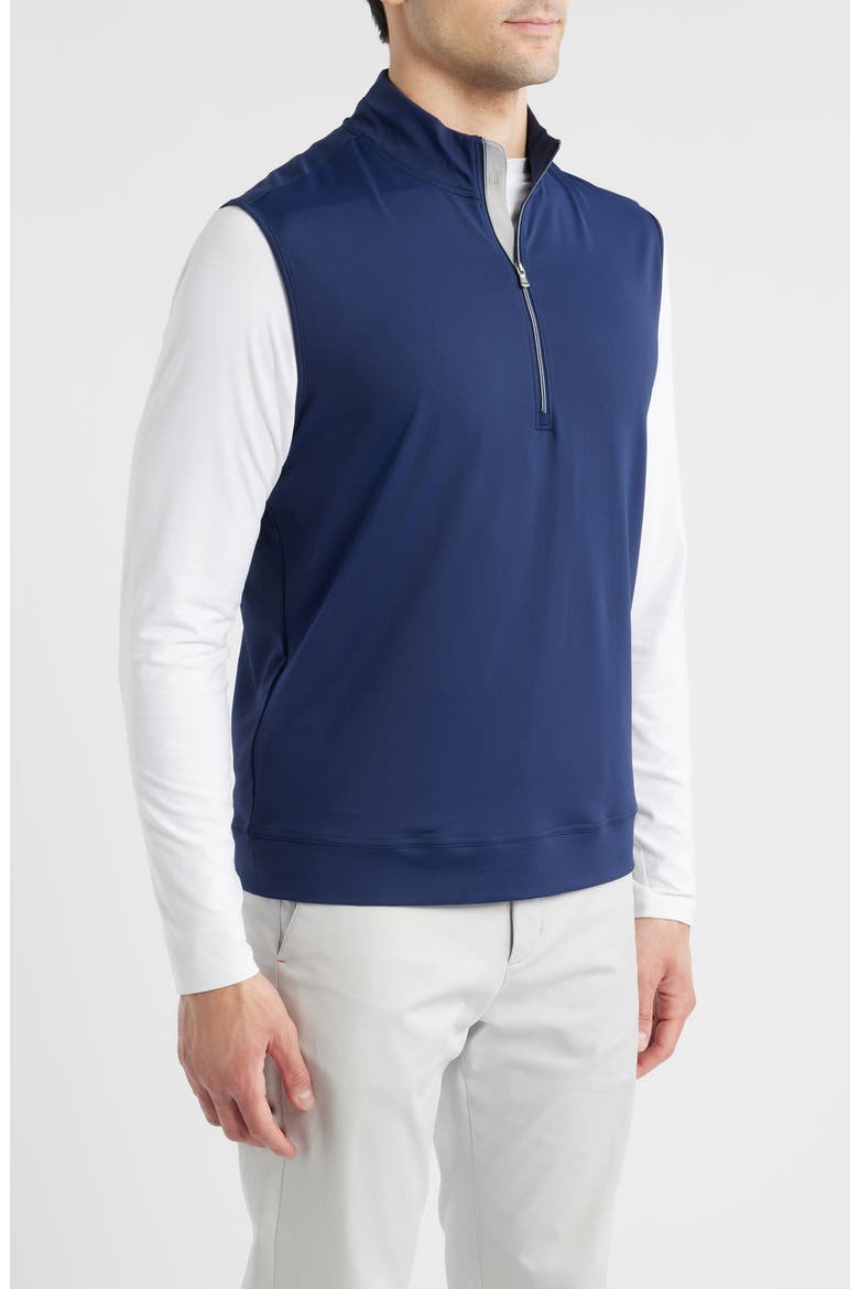 Torque Quarter-Zip Vest, Alternate, color, NAVY