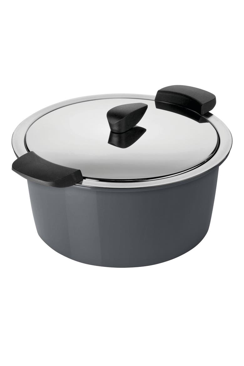 Hotpan Stainless Steel Cooking Pot with Insulated Bowl, 1-Quart, Main, color, Gray