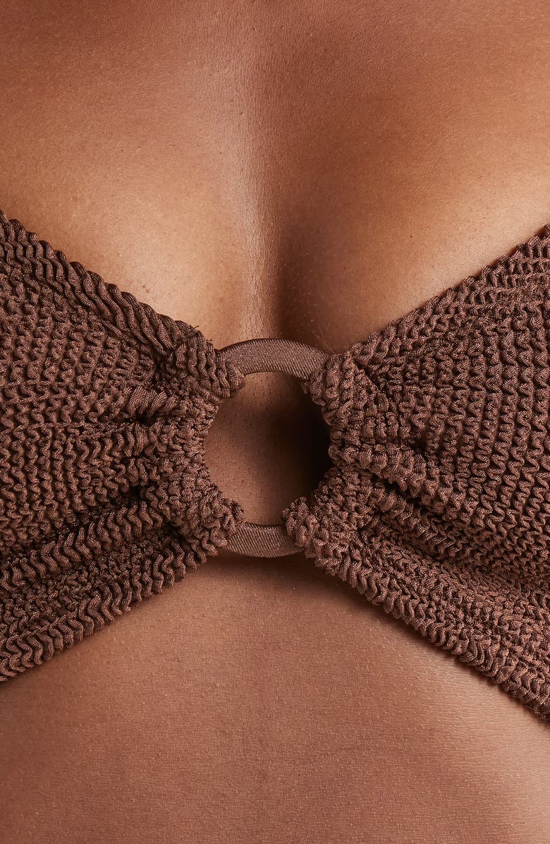 Hunza G Hallie Textured Two-Piece Swimsuit, Alternate, color,