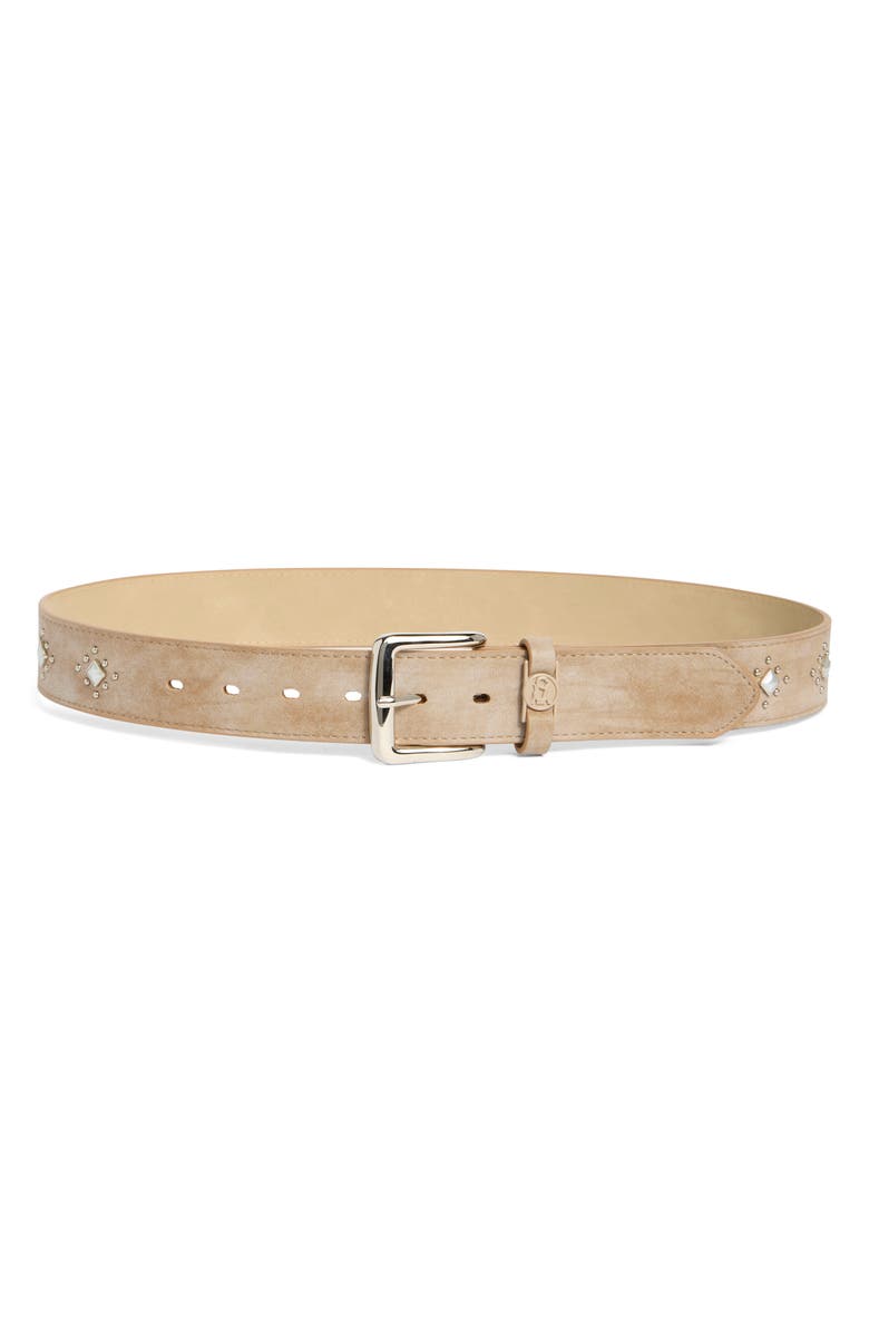 Steve Madden Textured Faux Leather Belt, Main, color, Tan