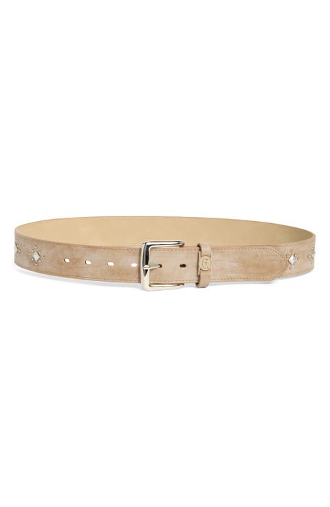 Textured Faux Leather Belt