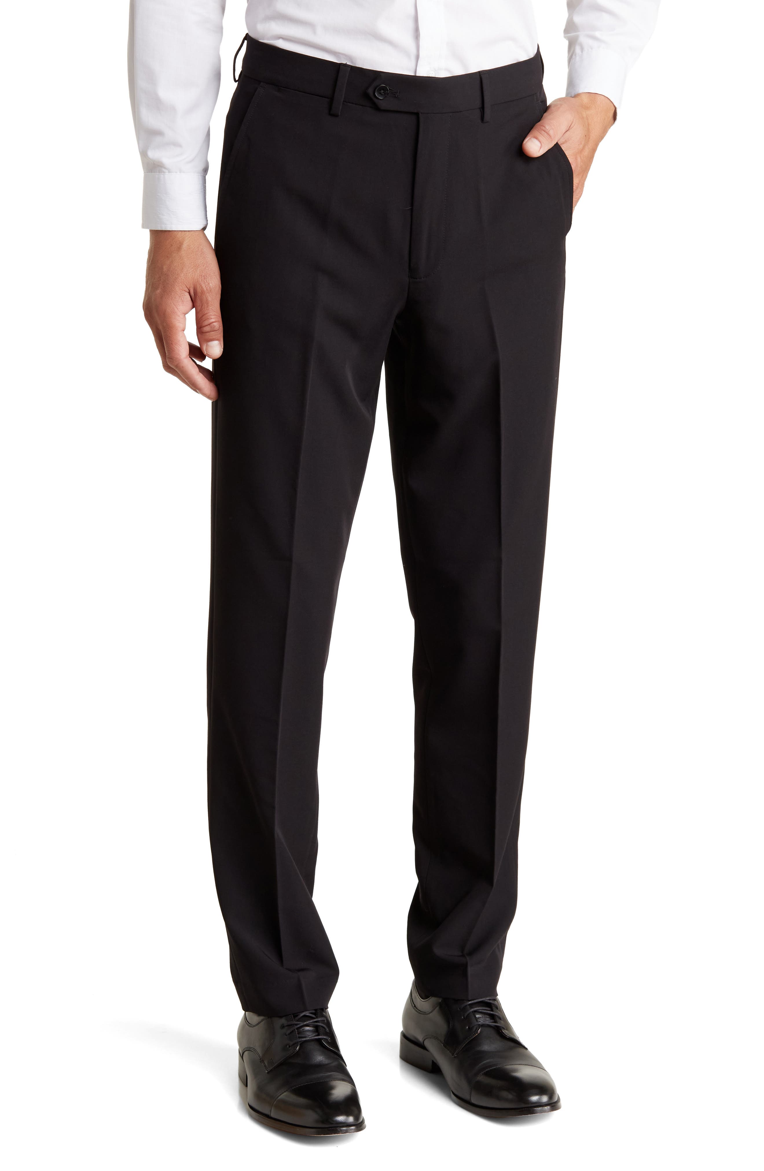 Nautica Solid Flat Front Trouser