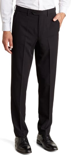 Solid Flat Front Trouser