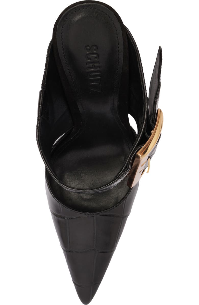 Schutz Beatrix Mule, Alternate, color, Black