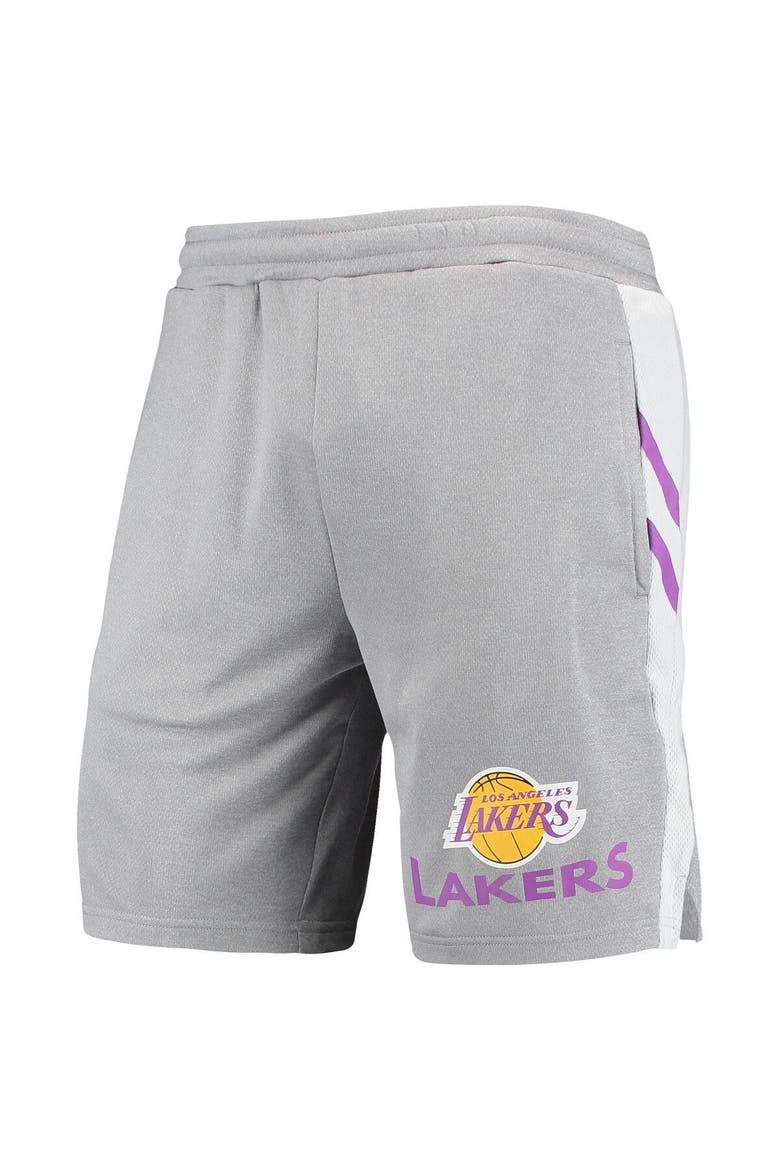 Men's Concepts Sport Gray Los Angeles Lakers Stature Shorts, Alternate, color, Gray