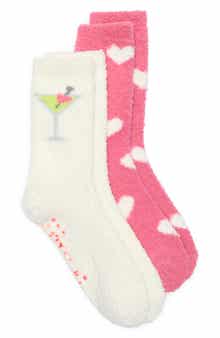 PJ Salvage 2-Pack Cozy Crew Socks