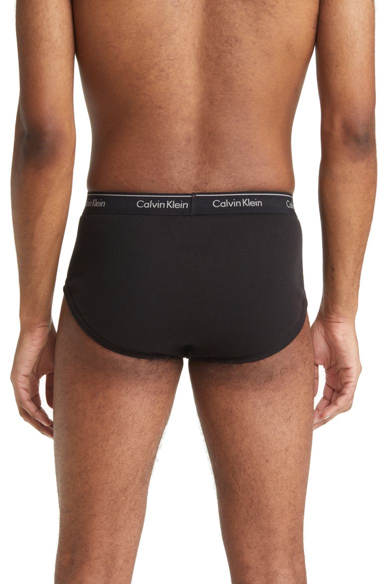 3-Pack Cotton Classics Briefs, Alternate, color, BLACK