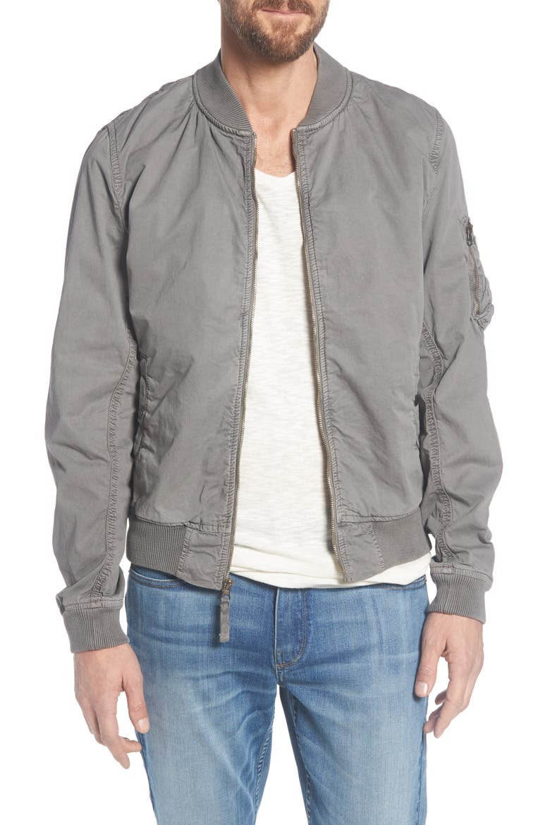 MA-1 Cotton Bomber Jacket, Main, color, GREY