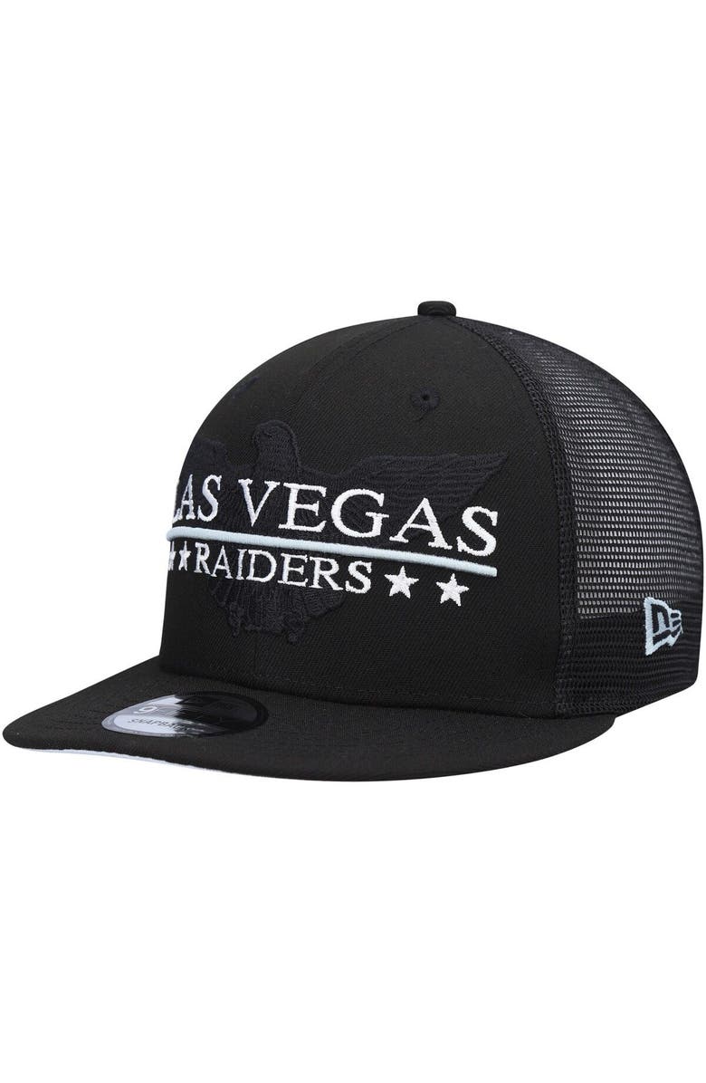 New Era Men's New Era Black Las Vegas Raiders Totem 9FIFTY Snapback Hat, Alternate, color,