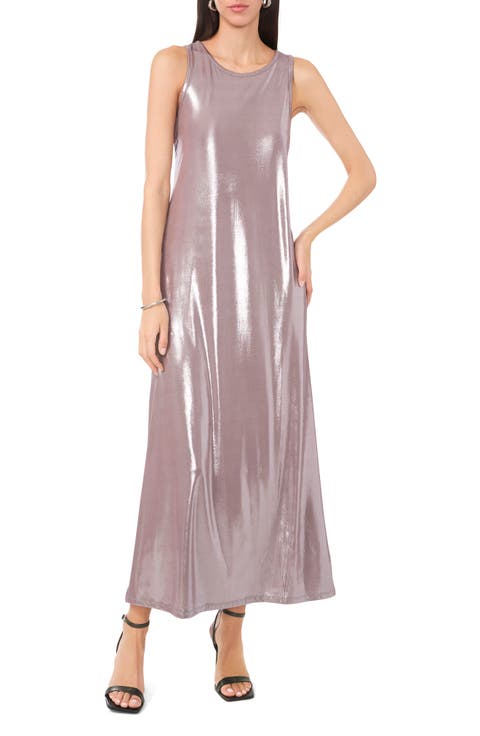 Metallic Maxi Dress