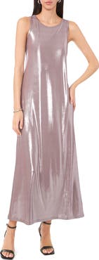 Vince Camuto Metallic Maxi Dress