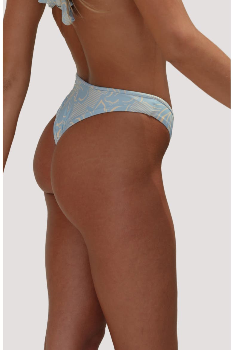 Ona Cinched Ring Bikini Bottoms, Alternate, color, MOONLIGHT LILY