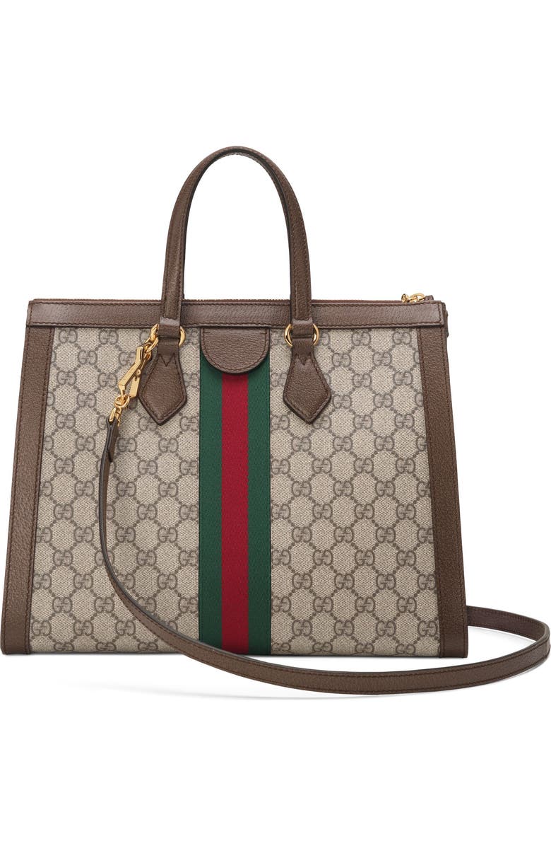 Gucci Medium Canvas Satchel, Alternate, color,