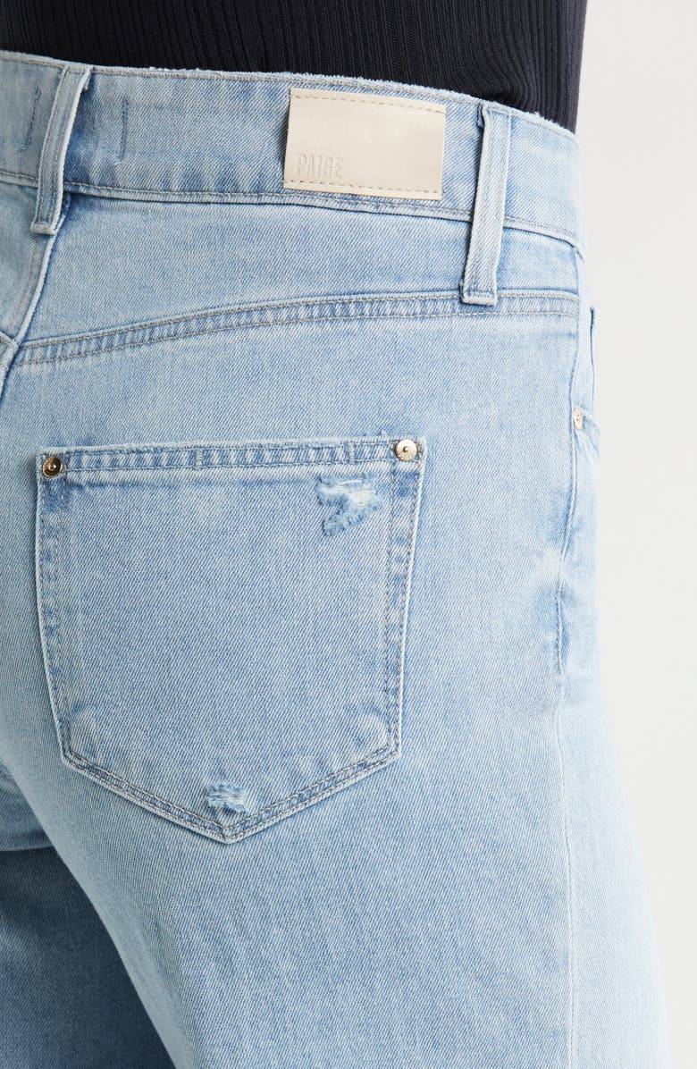 PAIGE Sasha High Waist Wide Leg Jeans, Alternate, color, Maeve Destructed