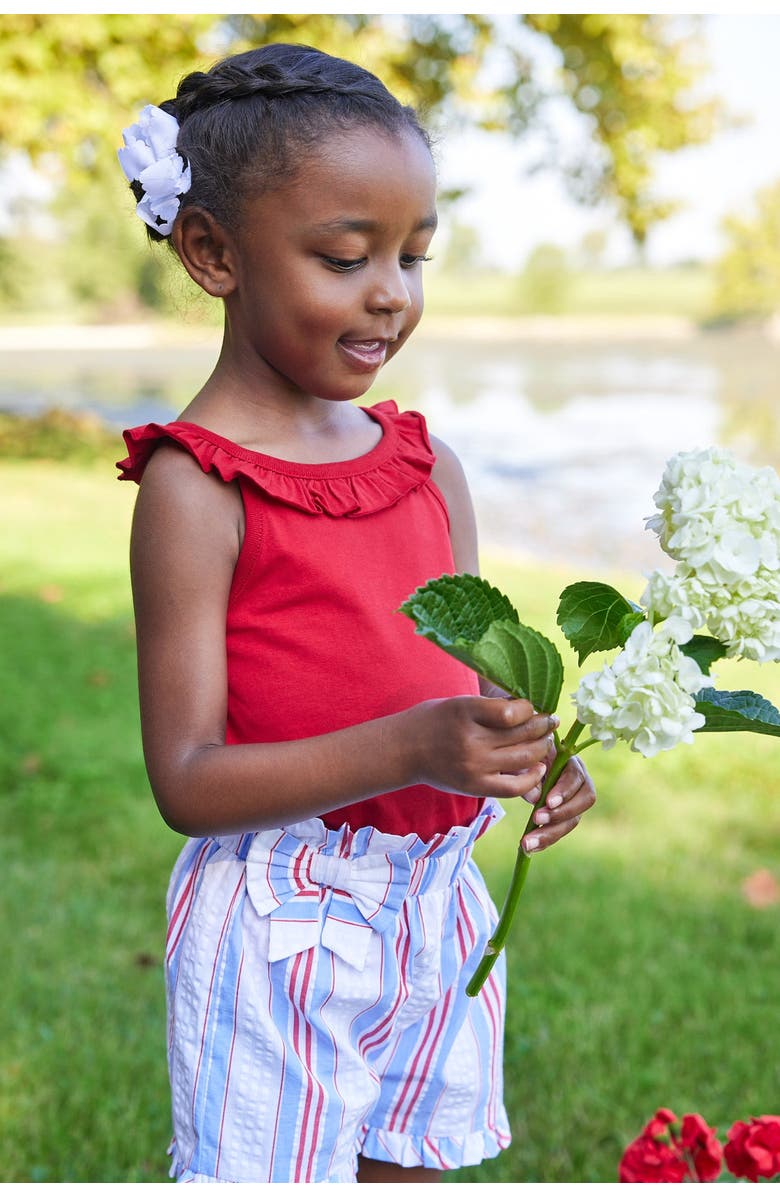 Little English Kids' Ruffled Tank, Alternate, color, Red