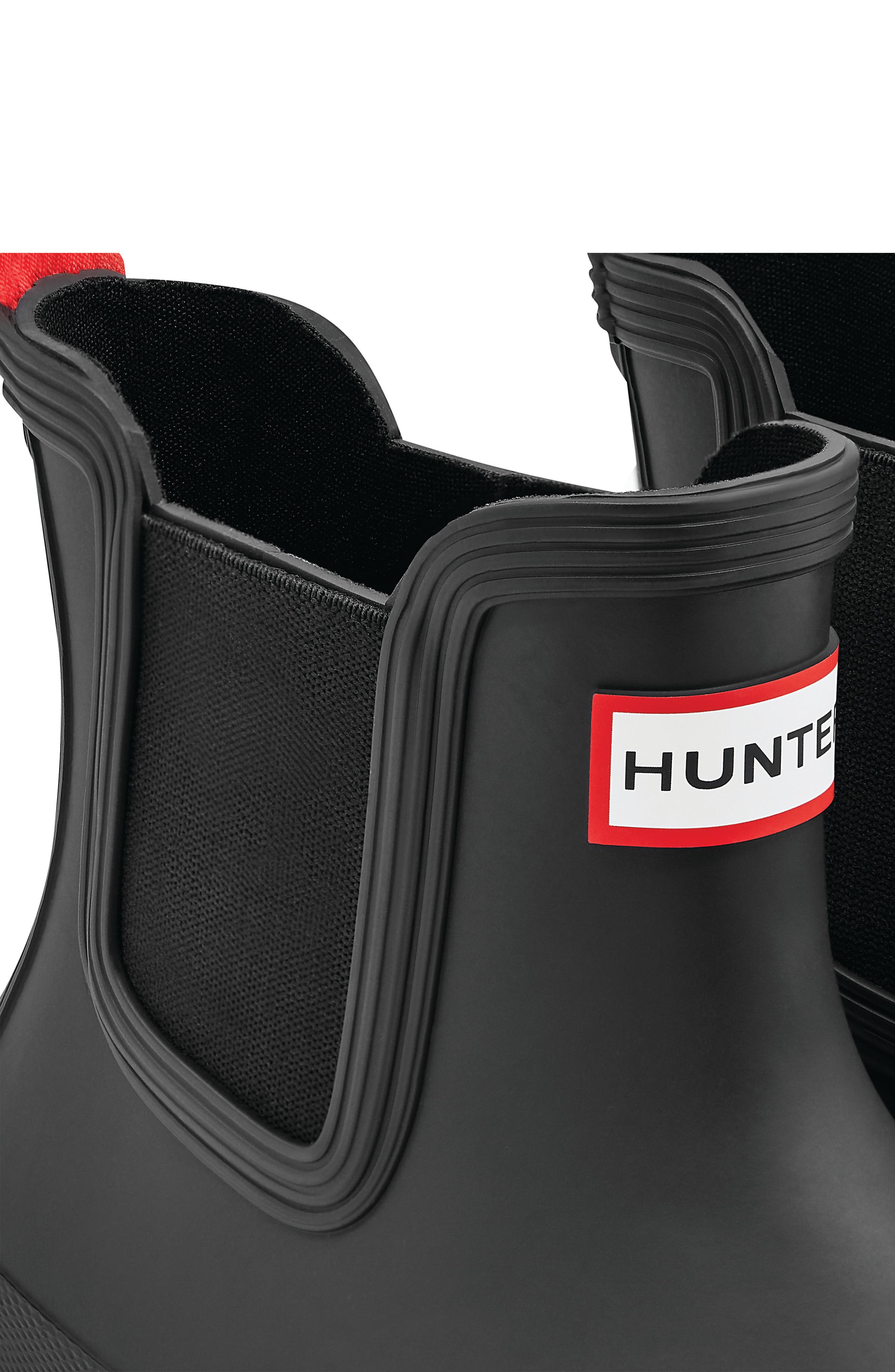 Hunter Calendar Sole Waterproof Chelsea Rain Boot, Alternate, color, 
