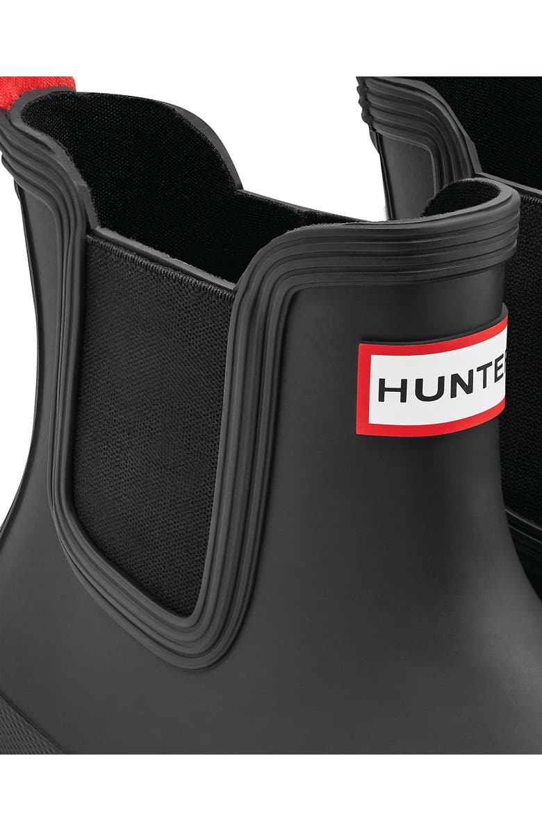 Hunter Calendar Sole Waterproof Chelsea Rain Boot, Alternate, color,