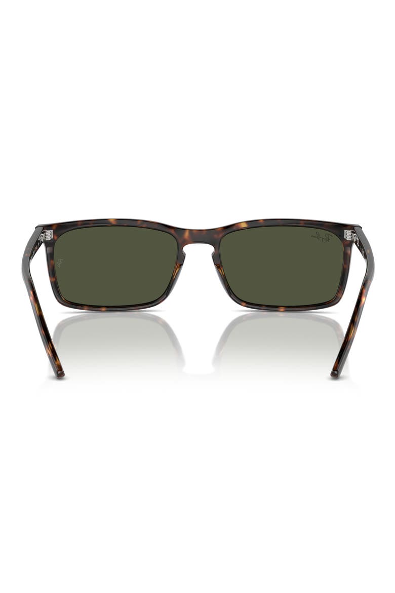 56mm Rectangular Sunglasses, Alternate, color, HAVANA