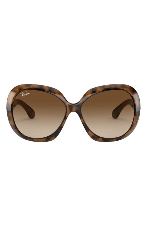 60mm Large Vintage Round Frame Sunglasses