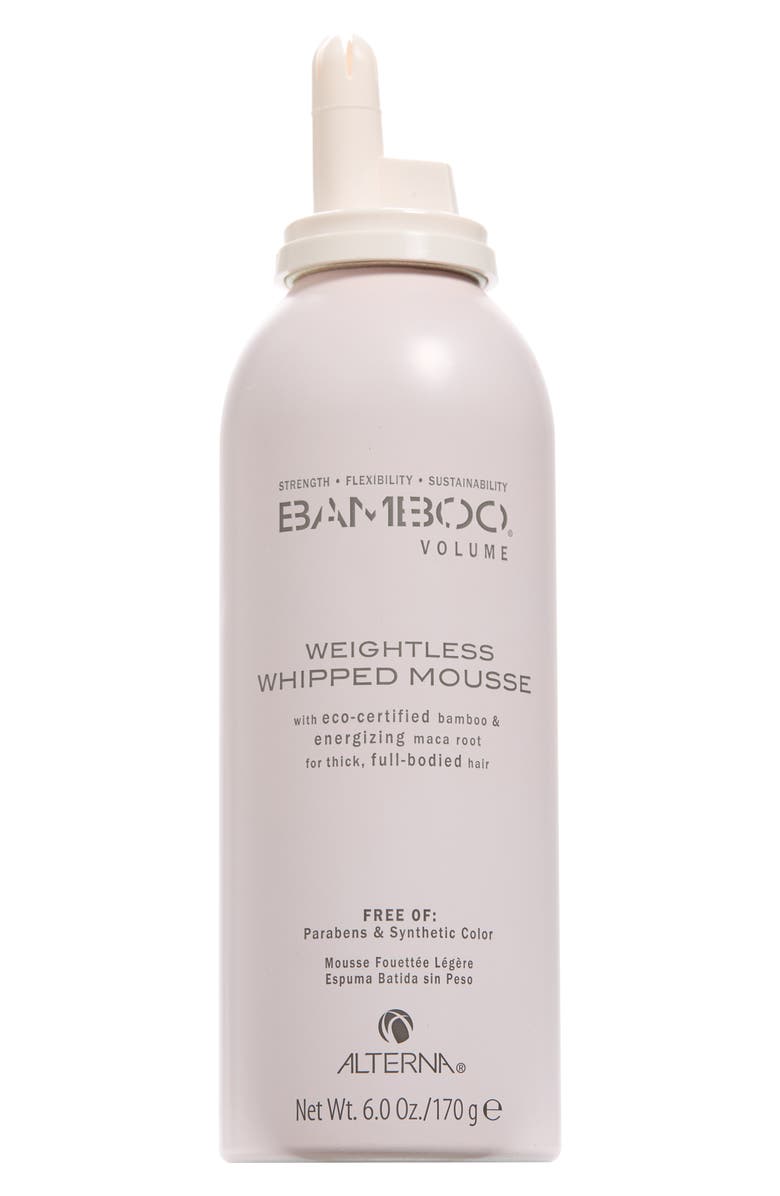 ALTERNA<sup>®</sup> 'Bamboo Volume' Weightless Whipped Mousse, Main, color, 