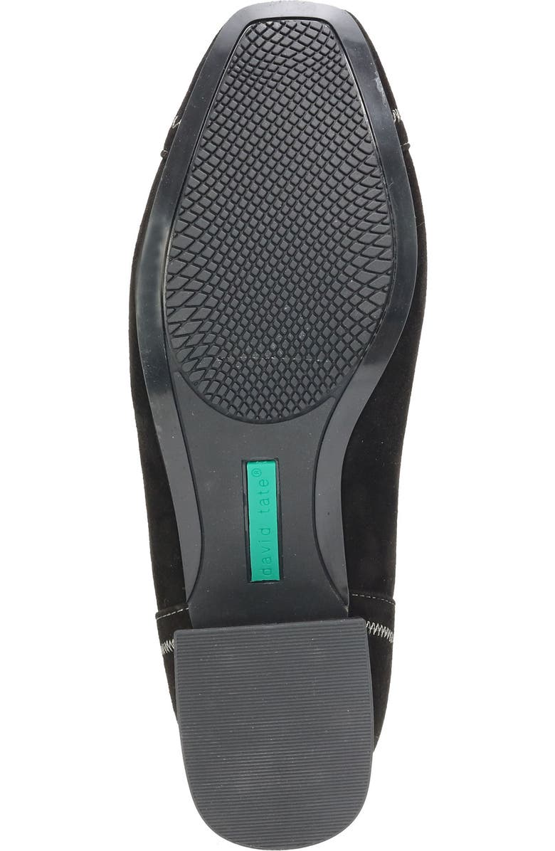 David Tate Heritage Cap Toe Pump, Alternate, color, Black Suede