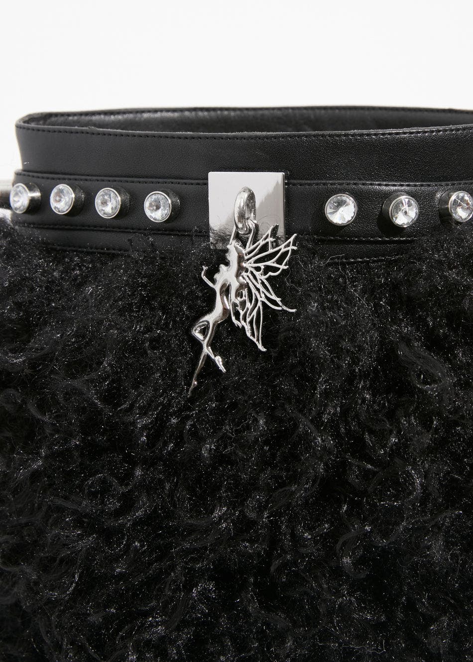 SPARKL Iconique Fur Boots, Alternate, color, Black