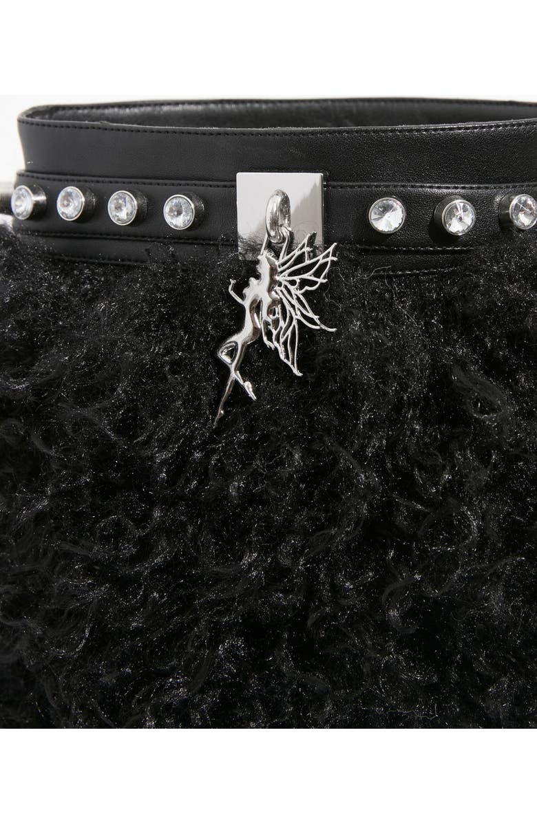 SPARKL Iconique Fur Boots, Alternate, color, Black