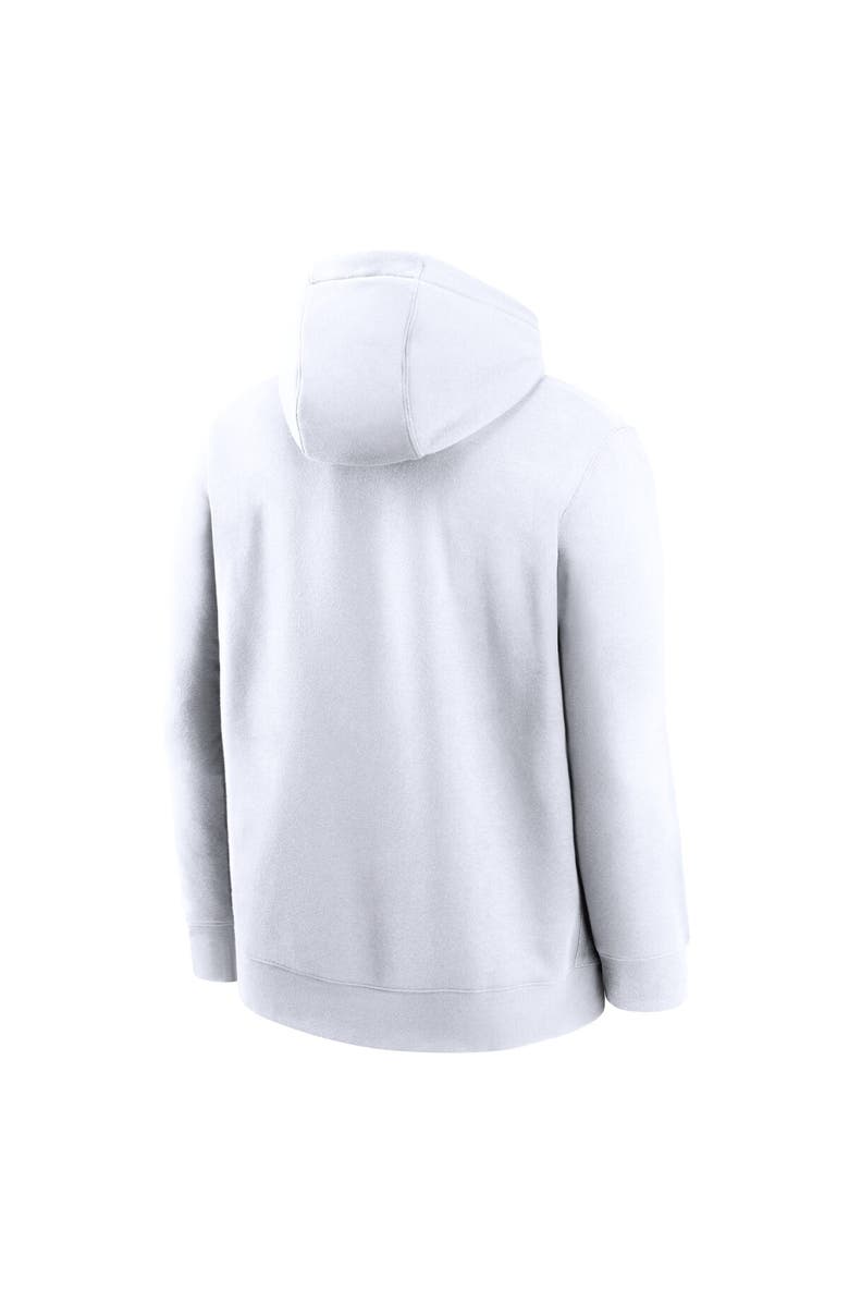 Nike Men's Nike White Texas Longhorns Primetime Evergreen Club Fleece Pullover Hoodie, Alternate, color,