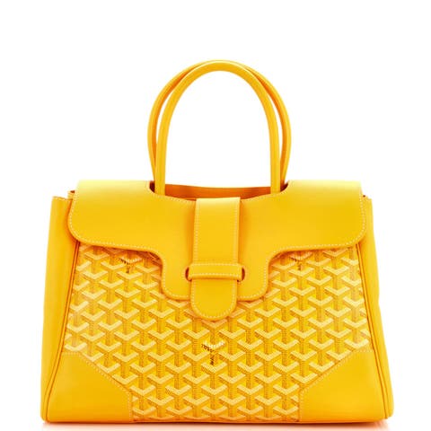 Saigon Tote Bag Coated Canvas with Leather
