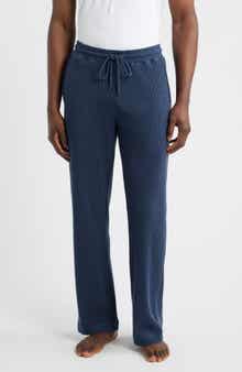 Ribbed Drawstring Pajama Pants