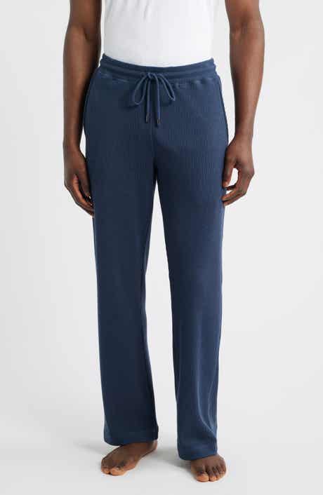 Ribbed Drawstring Pajama Pants