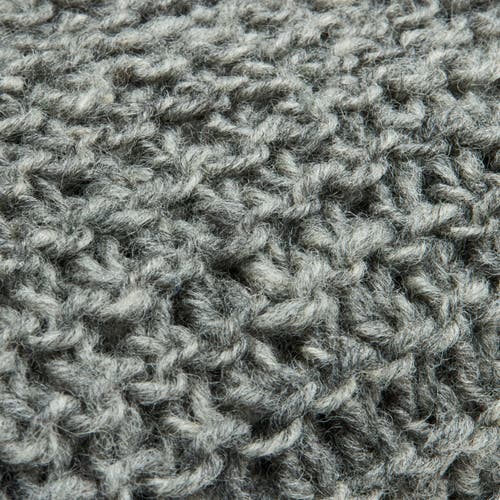 Feelgoodz Artisan Woven Karuna Infinity 100% Wool Scarf In Gray