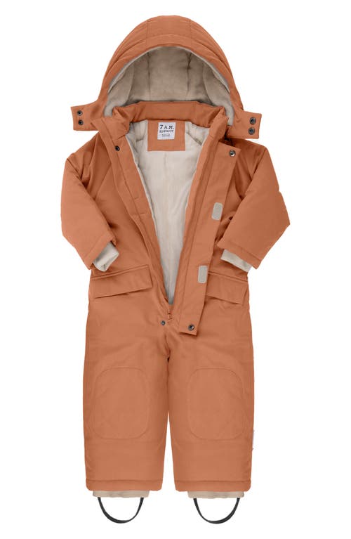 7 A.m. Enfant Grand Benji Snowsuit In Brown