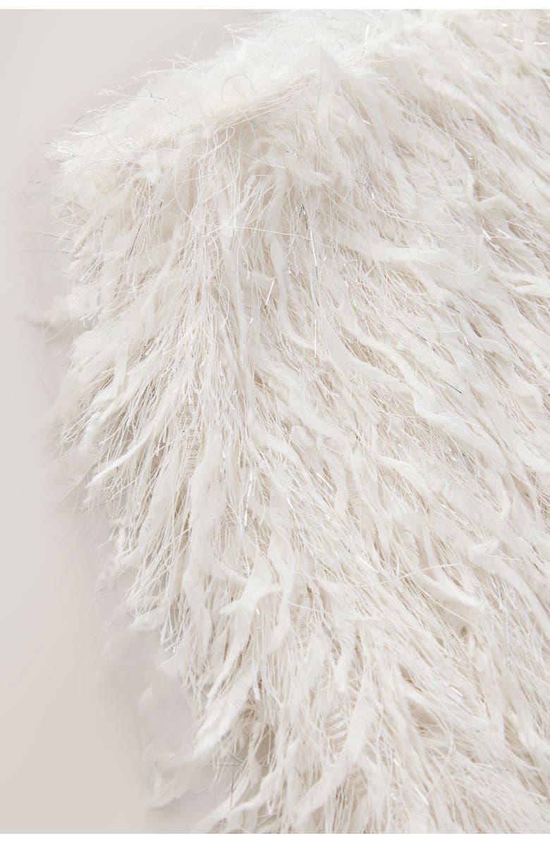 NEXT Feather Miniskirt, Alternate, color, White