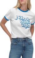 Favorite Daughter x 'Nobody Wants This' Contrast Binding Organic Cotton Graphic T-Shirt